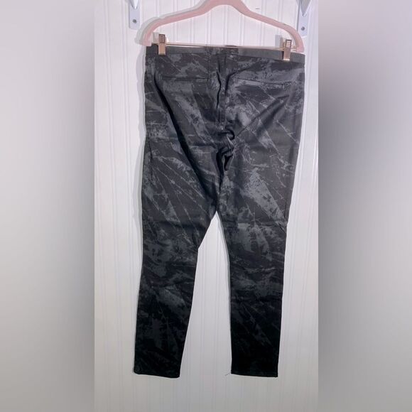 Helmut‎ Lang Black Marble Twill Skinny Ankle Pants Size 30 - Picture 4 of 7